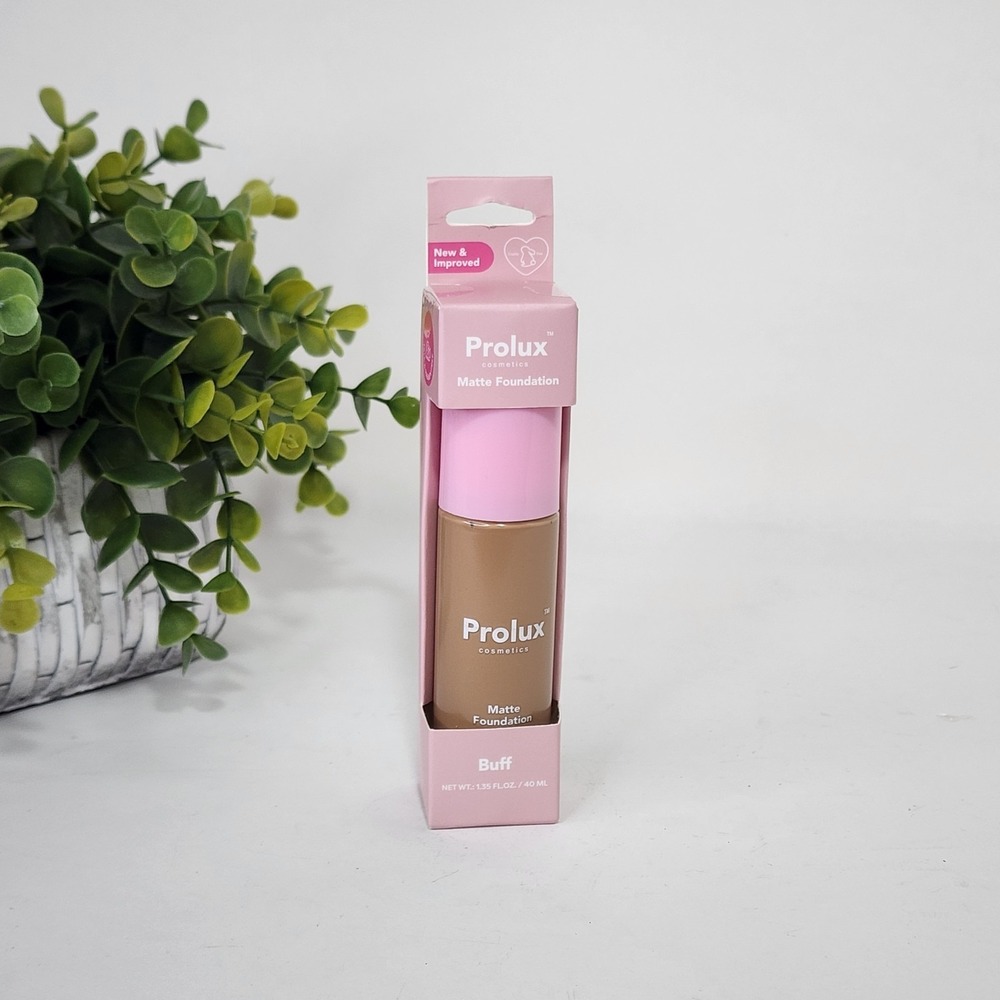 Prolux Cosmetics Matte Foundation Buff Shade - 1.35 fl oz / 40 mL - New
